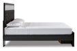 Kaydell Black Queen Upholstered Platform Storage Platform Bed -  Ashley - Lara Furniture