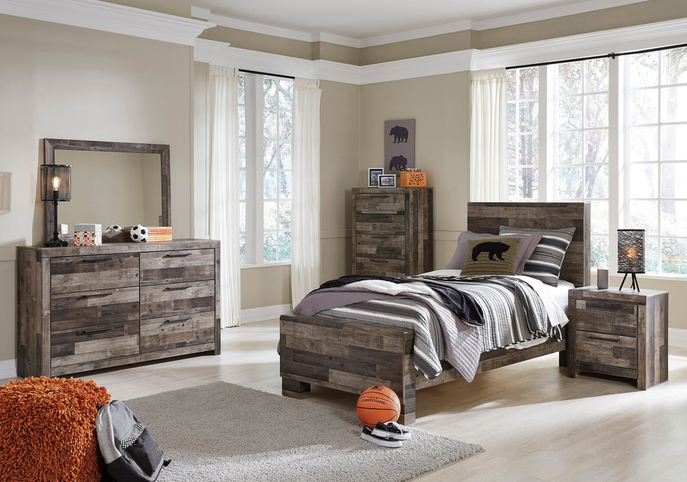 Derekson Multi Gray Panel Youth Bedroom Set