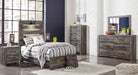 Drystan Brown Youth Panel Bedroom Set - Lara Furniture