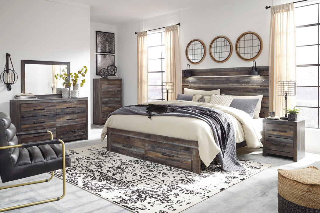 Drystan Multi Footboard Storage Bedroom Set