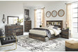 Drystan Multi Queen Platform Bookcase Bed with 2 Storage Drawers -  Ashley - Lara Furniture