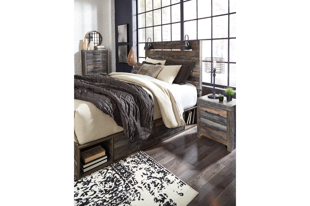 Drystan Multi Queen Platform Bed with 4 Storage Drawers -  Ashley - Lara Furniture