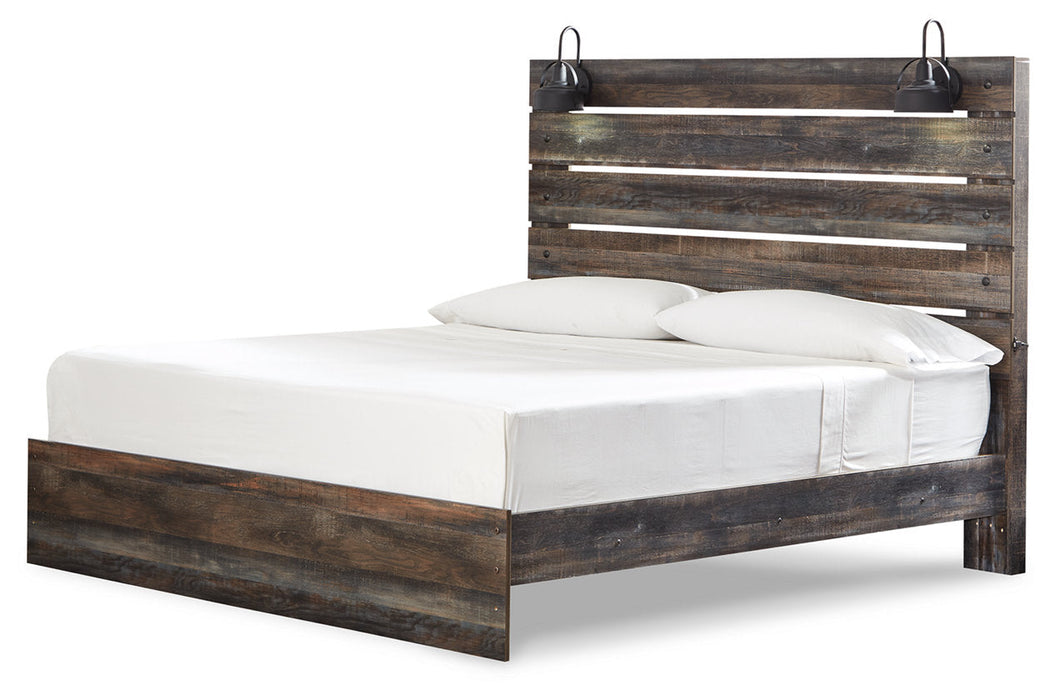 Drystan Multi King Panel Bed -  - Lara Furniture