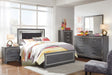 Lodanna Gray Youth LED Panel Bedroom Set - Lara Furniture