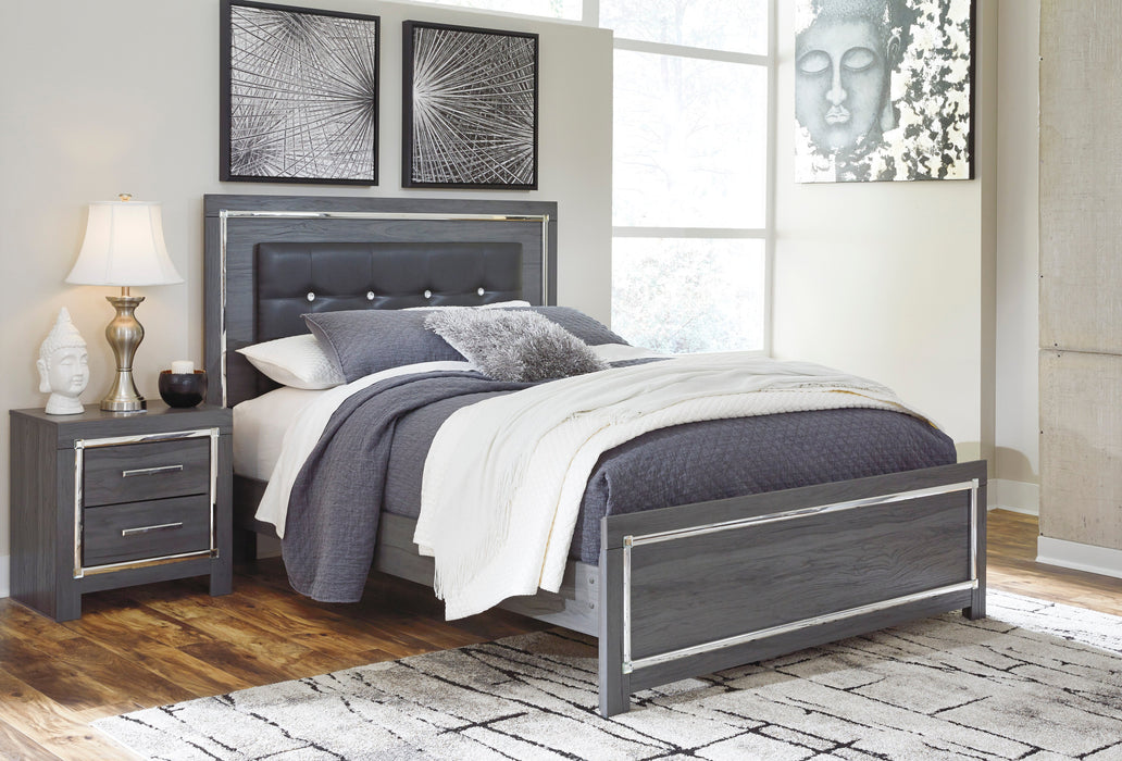 Lodanna Gray King Panel Bed