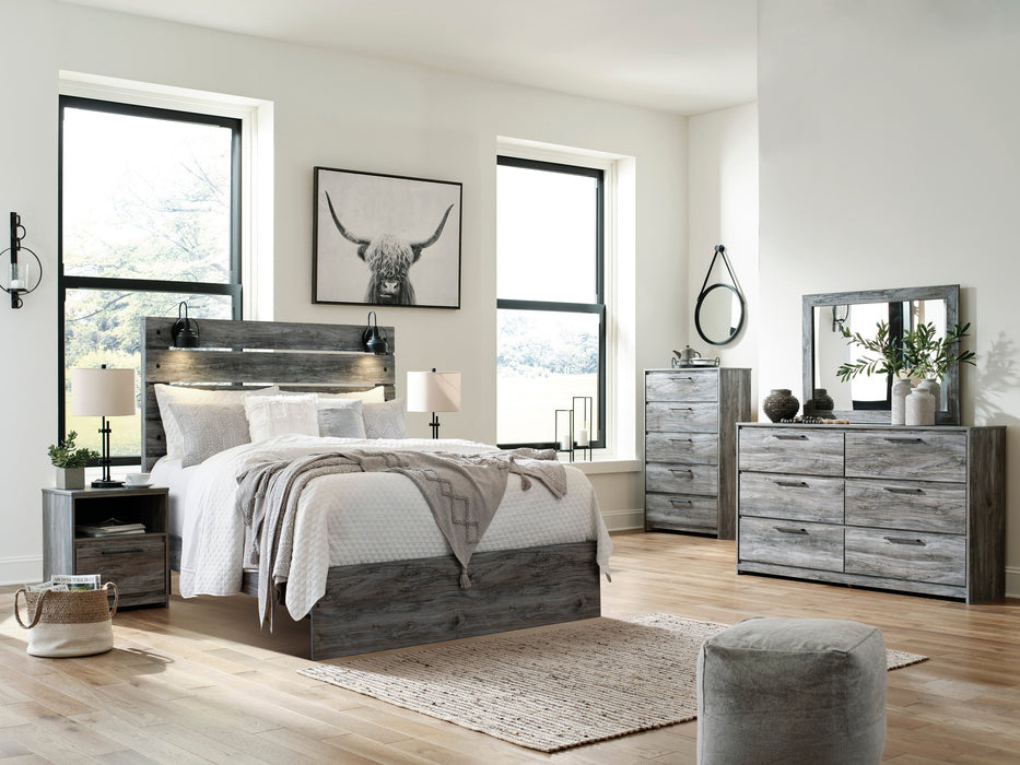 Baystorm Gray Panel Bedroom Set