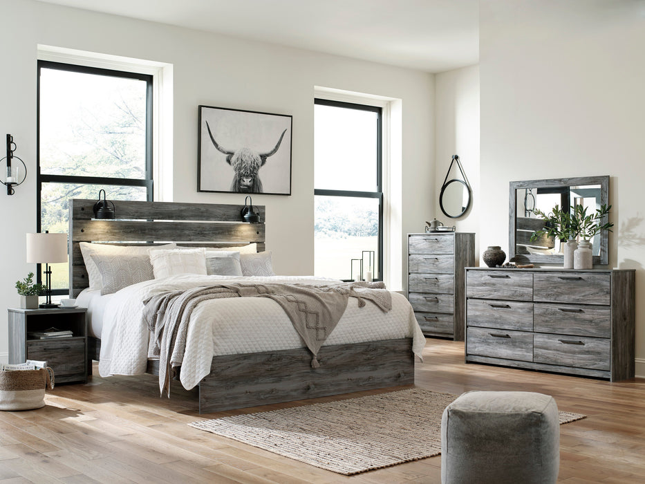 Baystorm Gray Panel Bedroom Set