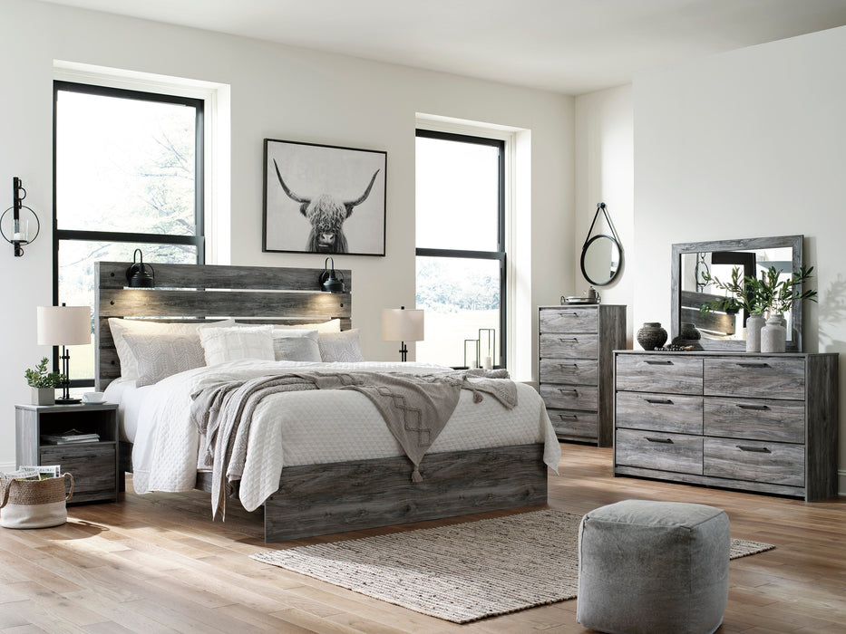 Baystorm Gray Panel Bedroom Set