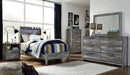 Baystorm Gray LED Panel Youth Bedroom Set - Lara Furniture