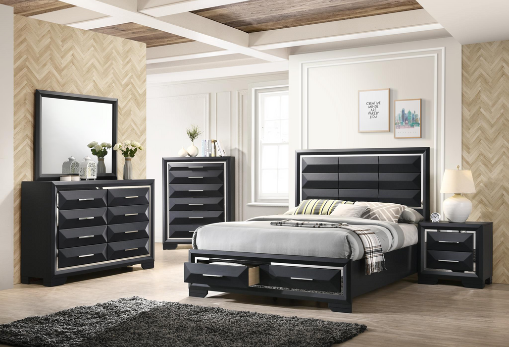 Lynn Storage Platform Bedroom Set