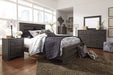 Brinxton Charcoal Queen Panel Bed -  - Lara Furniture