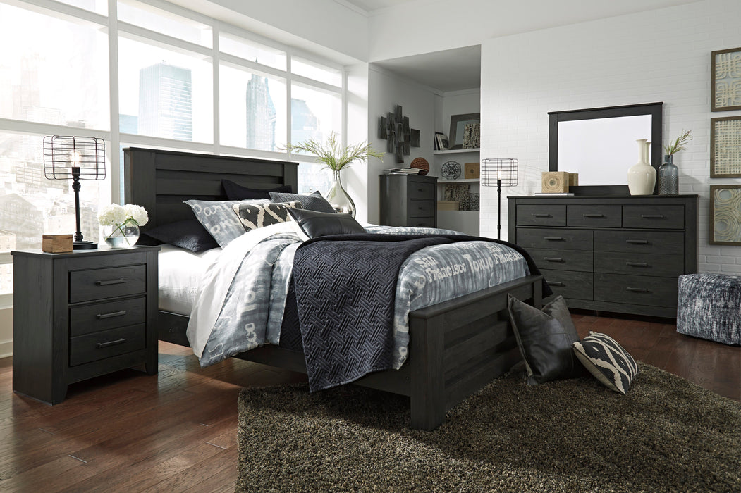 Brinxton Charcoal Panel Bedroom Set