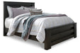 Brinxton Charcoal Queen Panel Bed -  - Lara Furniture