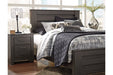 Brinxton Charcoal Queen Panel Bed -  - Lara Furniture