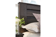 Brinxton Charcoal King Panel Bed - Ashley - Lara Furniture