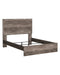 Ralinksi Gray  Queen Panel Bed - Lara Furniture