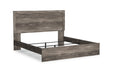 Ralinksi Gray King Panel Bed -  - Lara Furniture