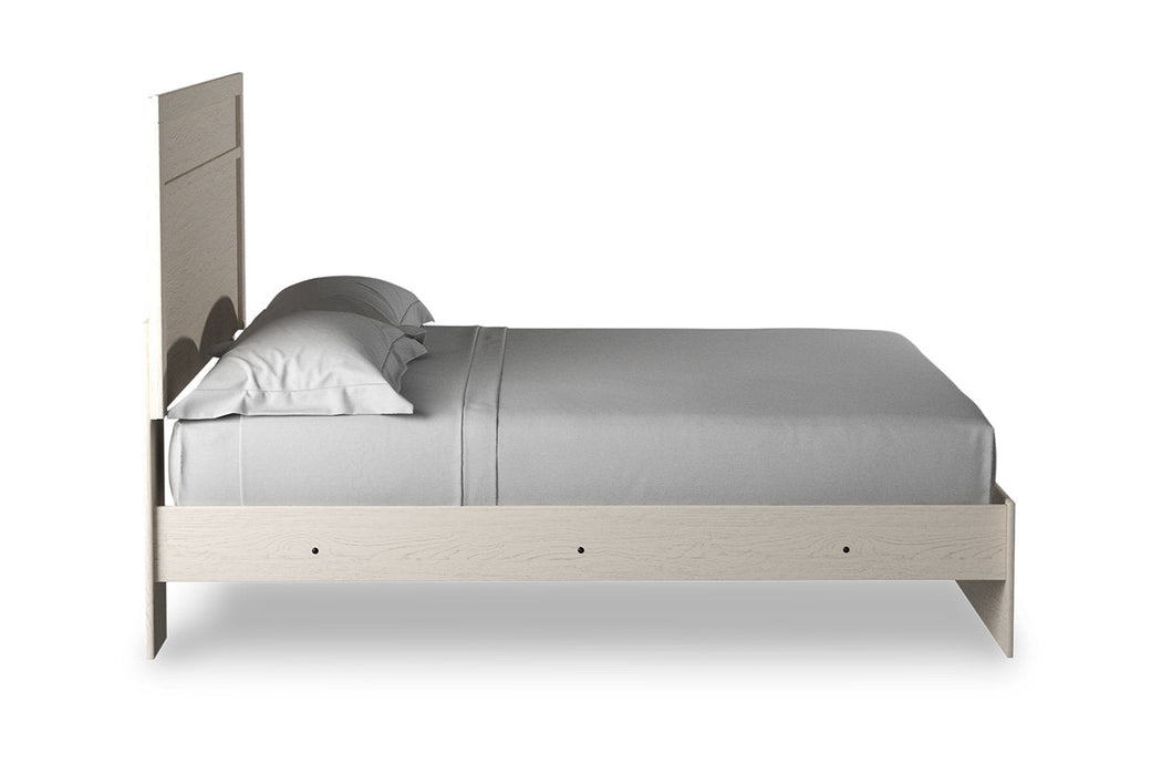 Stelsie White King Panel Bed -  - Lara Furniture