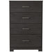 Belachime Black Panel Youth Bedroom Set - Lara Furniture