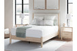 Cadmori Two-tone Queen Upholstered Platform Bed -  Ashley - Lara Furniture