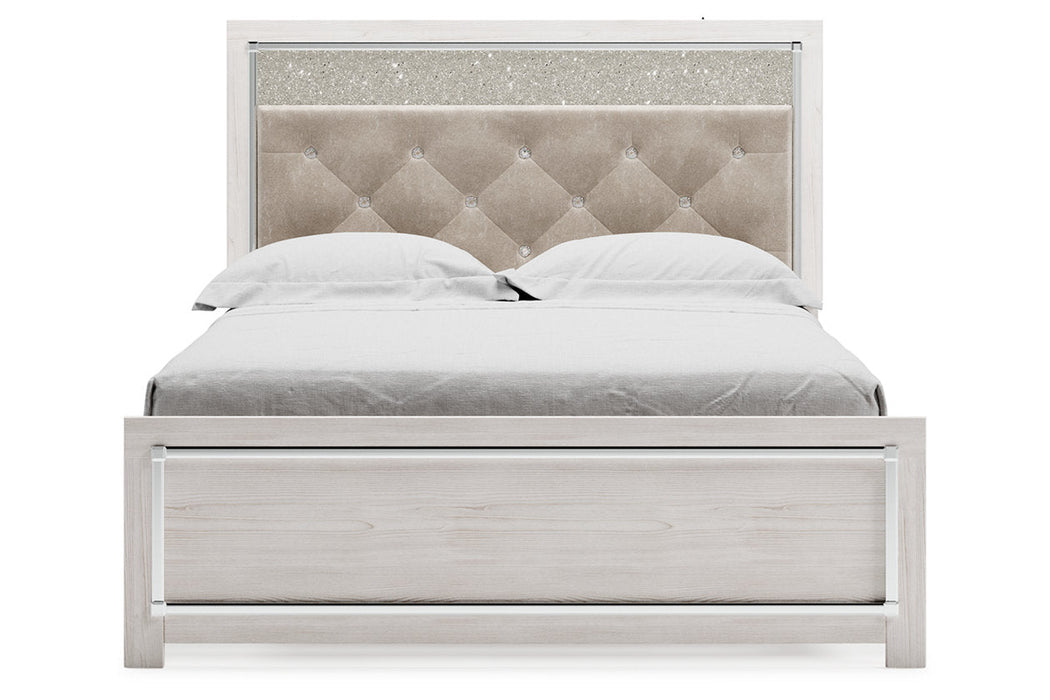 Altyra White Queen Platform Bed -  Ashley - Lara Furniture