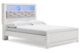 Altyra White Queen Platform Bookcase Bed -  Ashley - Lara Furniture