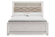 Altyra White Queen Platform Bookcase Bed -  Ashley - Lara Furniture