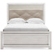 Altyra White LED Upholstered Panel Youth Bedroom Set - Lara Furniture