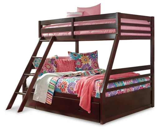 Halanton Twin over Full Bunk Bed with 1 Large Storage Drawer