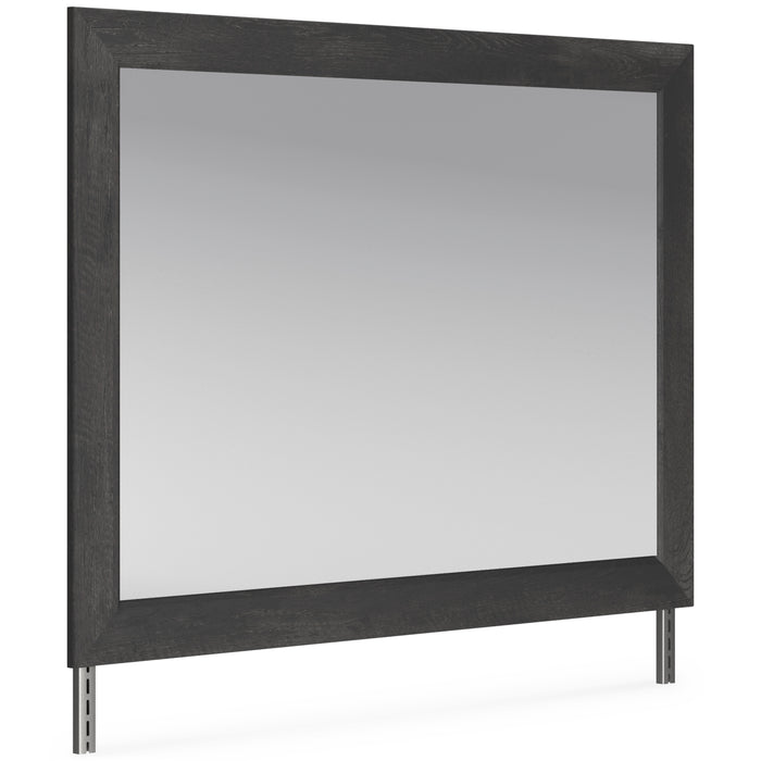 Nanforth Graphite Bedroom Mirror (Mirror Only)