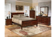 Alisdair Dark Brown Queen Sleigh Bed -  - Lara Furniture