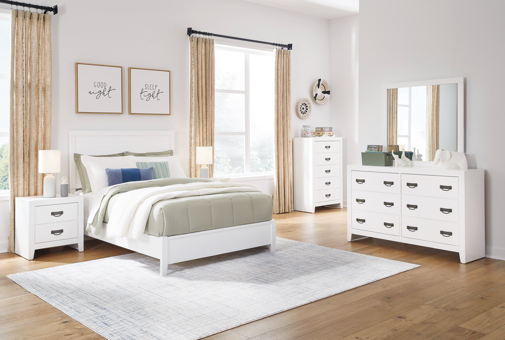 Binterglen White Full Panel Bedroom Set