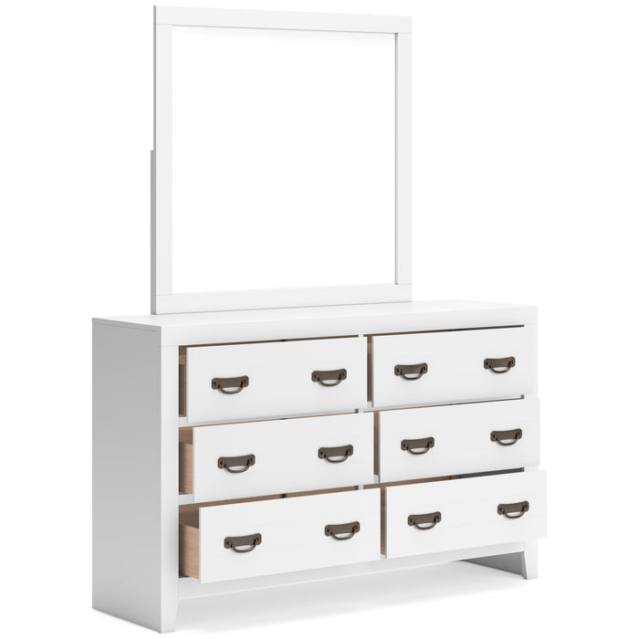 Binterglen White Panel Bedroom Set