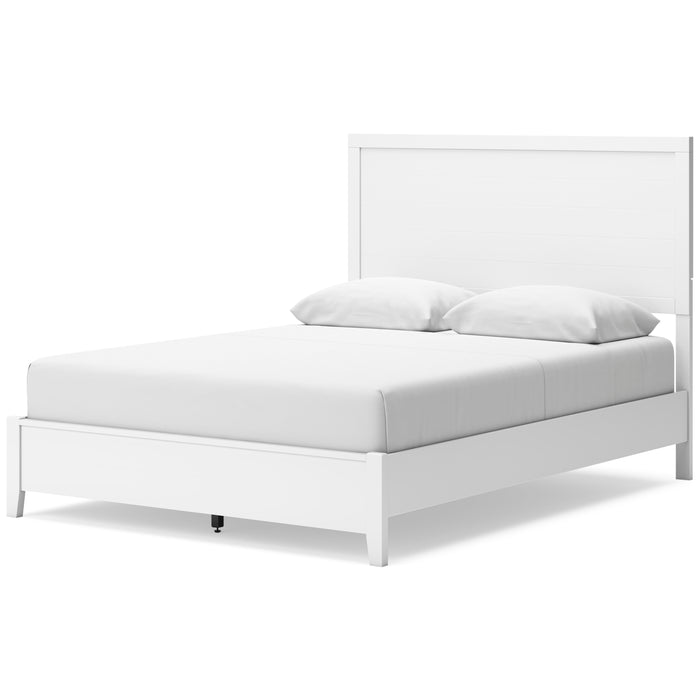 Binterglen Queen White Panel Bed