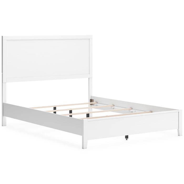 Binterglen Queen White Panel Bed