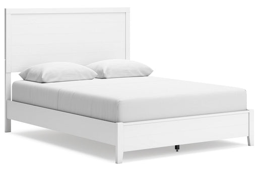 Binterglen White Queen Panel Bed -  Ashley - Lara Furniture