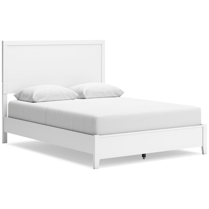 Binterglen Queen White Panel Bed