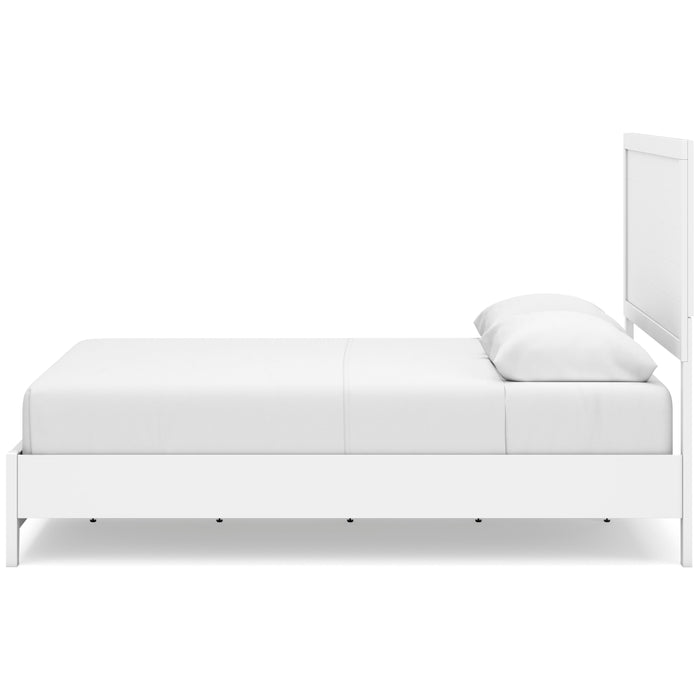 Binterglen Queen White Panel Bed