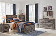 Wynnlow Gray Youth Crossbuck Panel Bedroom Set - Lara Furniture