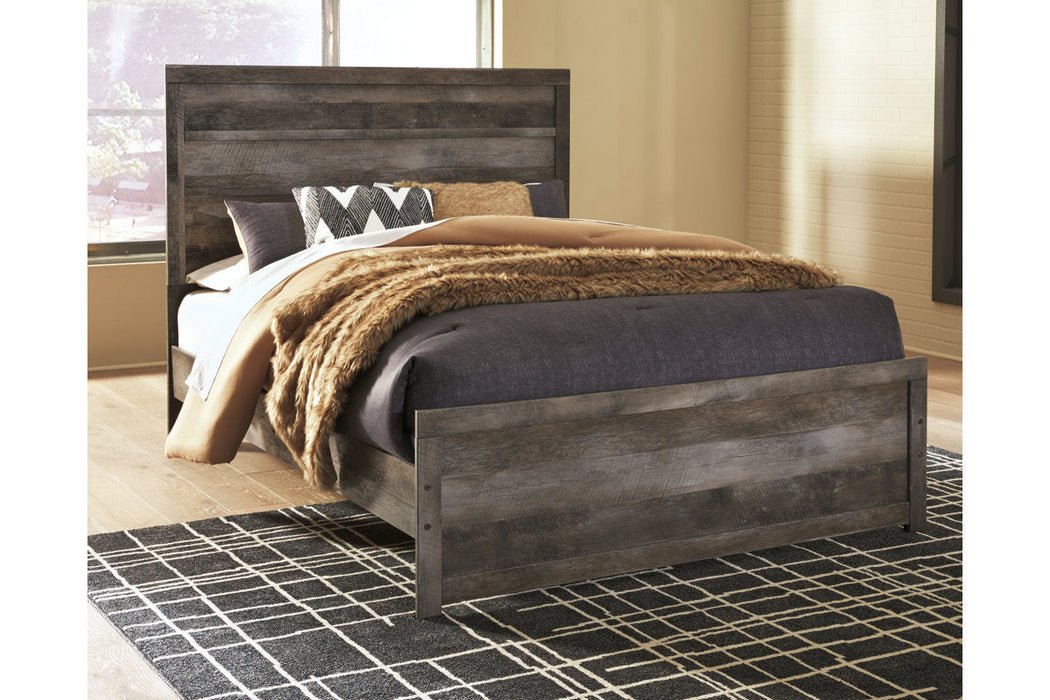 Wynnlow Gray Queen Platform Bed -  Ashley - Lara Furniture