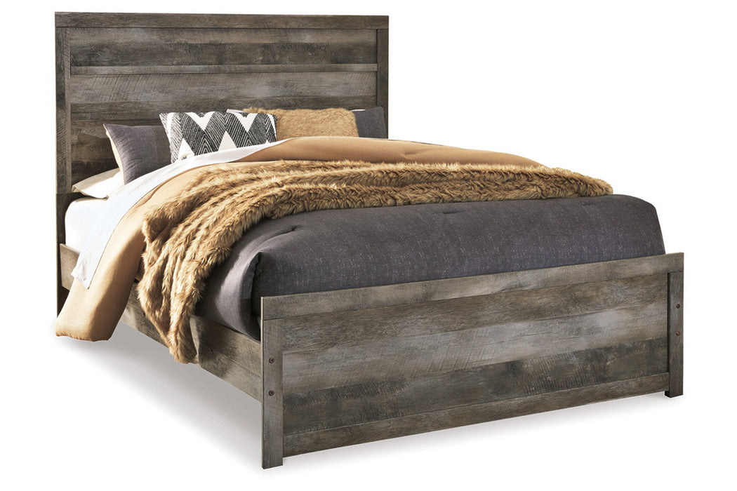 Wynnlow Gray Queen Platform Bed -  Ashley - Lara Furniture