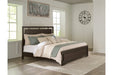 Covetown Dark Brown Queen Panel Bed -  Ashley - Lara Furniture