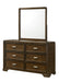 Coffield Brown Upholstered Panel Bedroom Set -  Crown Mark - Lara Furniture