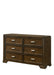 Coffield Brown Upholstered Panel Bedroom Set -  Crown Mark - Lara Furniture