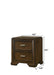 Coffield Brown Upholstered Panel Bedroom Set -  Crown Mark - Lara Furniture