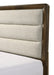 Coffield Brown King Upholstered Panel Bed -  Crown Mark - Lara Furniture