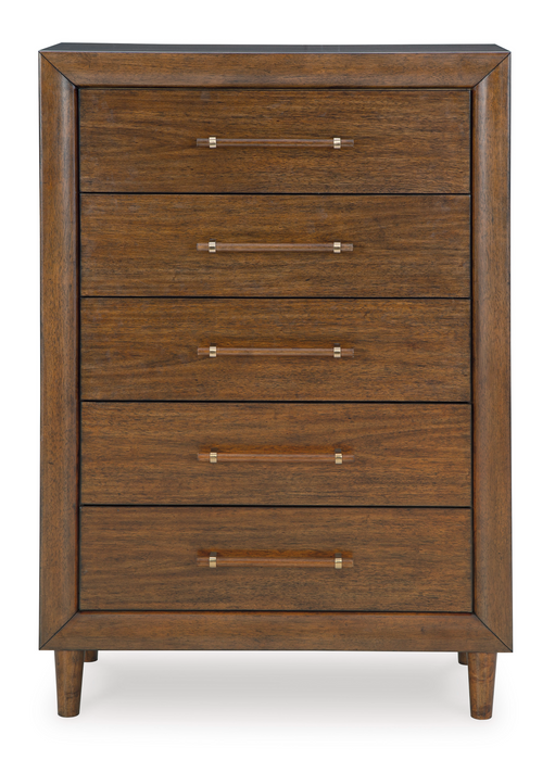 Lyncott BrownUpholstered Panel Bedroom Set