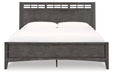 Montillan Grayish Brown Queen Panel Bed -  Ashley - Lara Furniture