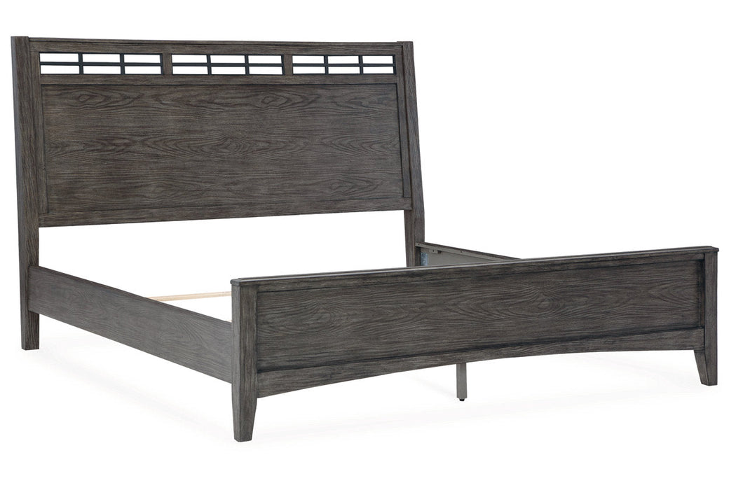 Montillan Grayish Brown Queen Panel Bed -  Ashley - Lara Furniture