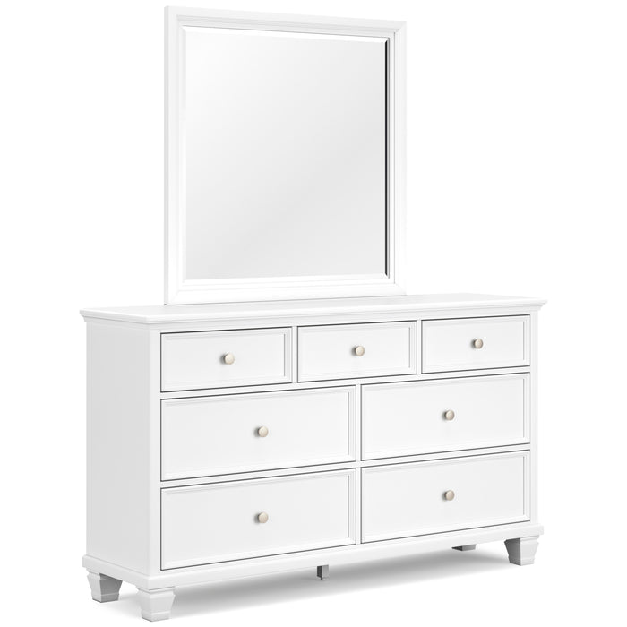 Fortman White Panel Bedroom Set